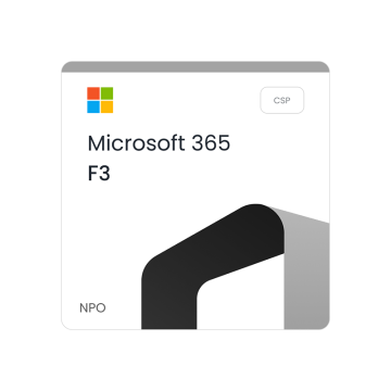 Microsoft 365 F3 NCE CSP - Non profit - 1 rok