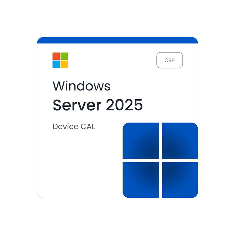 Microsoft Windows Server 2025 - CSP - 1 Device CAL