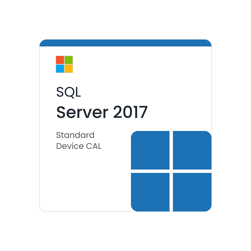 Microsoft SQL Server 2017 Standard - 1 Device CAL