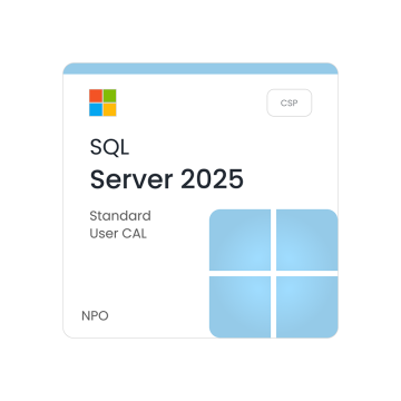 Microsoft SQL Server 2025 Standard - CSP - NPO - 1 User CAL
