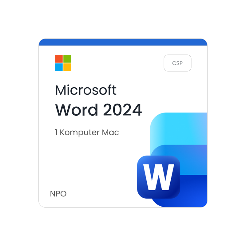 Microsoft Word LTSC for Mac 2024 - CSP - Non profit