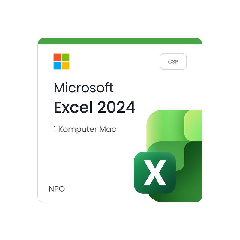 Microsoft Excel LTSC for Mac 2024 - CSP - Non profit