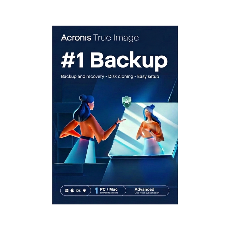 Acronis True Image Advanced (1 stanowisko, 12 miesięcy) + 500 GB