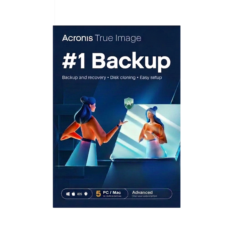 Acronis True Image Advanced (5 stanowisk, 12 miesięcy) + 50 GB
