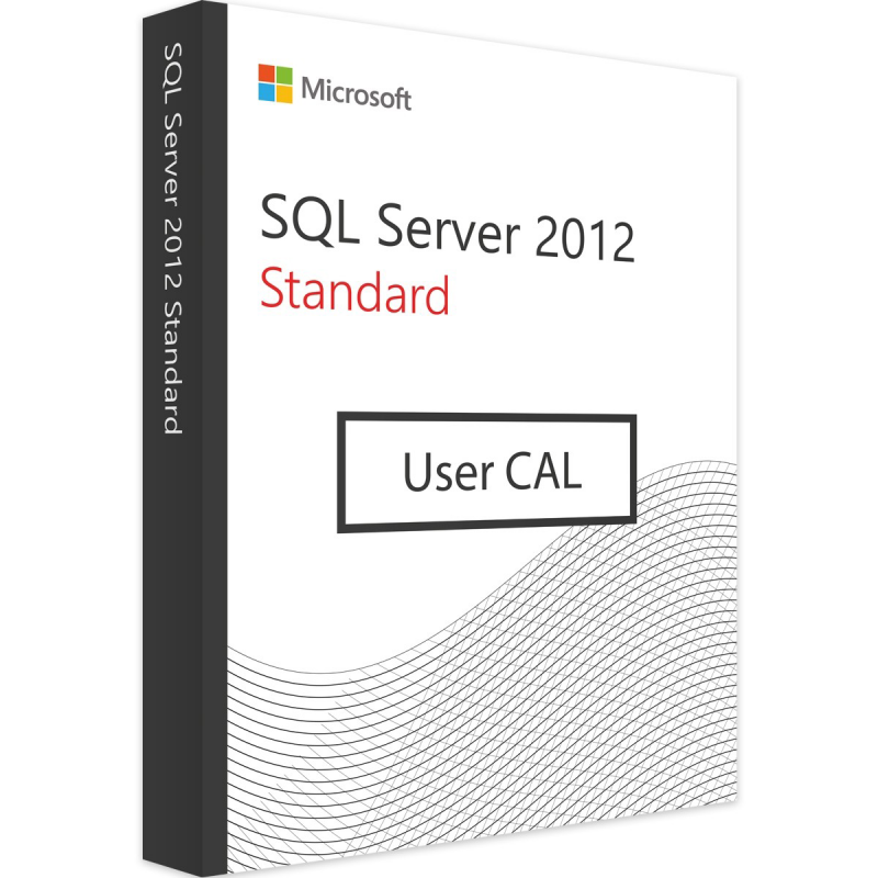 Microsoft SQL Server 2012 Standard - 1 User CAL
