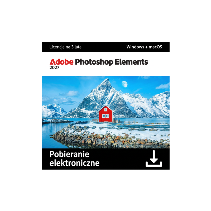 Adobe Photoshop Elements 2027 MULTI Win/Mac – licencja czasowa (3 lata) ESD