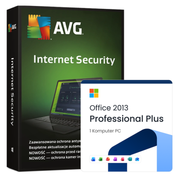 Microsoft Office 2013 Professional Plus + AVG Internet Security