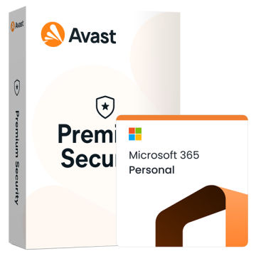 Microsoft 365 Personal + Avast Premium Security