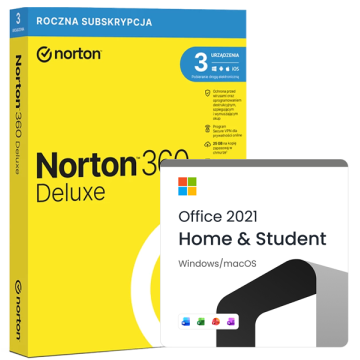 Microsoft Office 2021 Home & Student + Norton 360 Deluxe