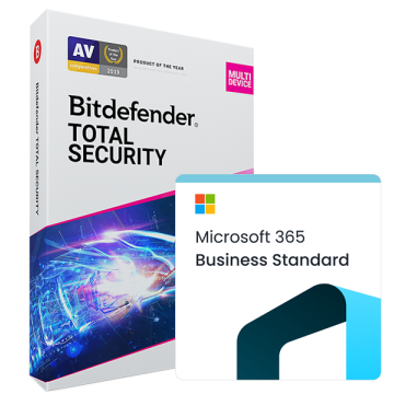 Microsoft 365 Business Standard + Bitdefender Total Security