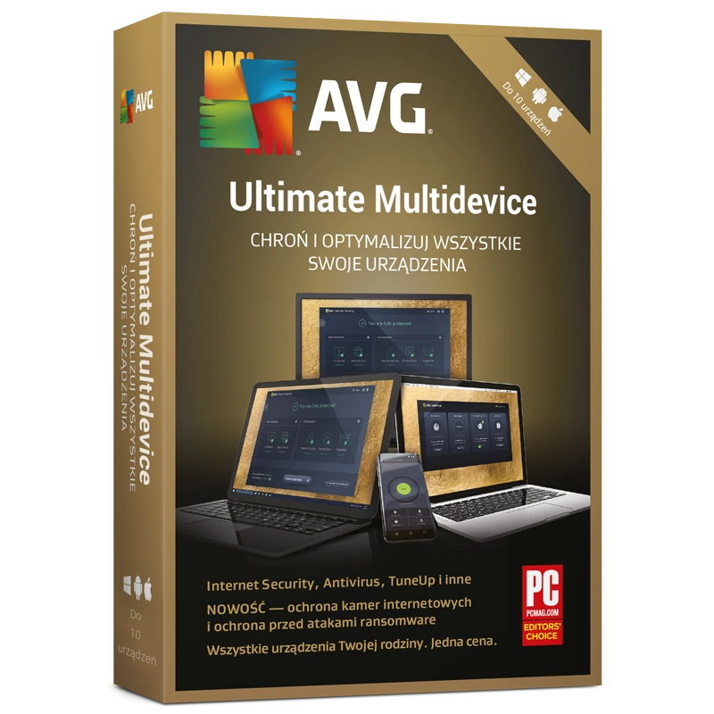 AVG Ultimate MultiDevice (10 stanowisk, 12 miesięcy)