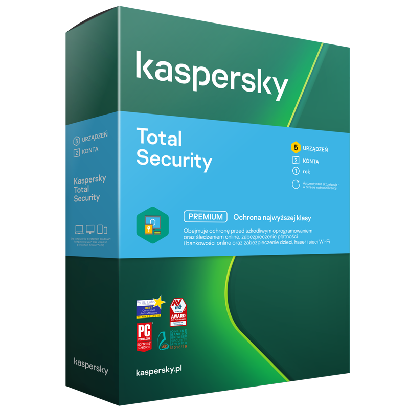 Kaspersky Total Security 2021 PL Multi-Device