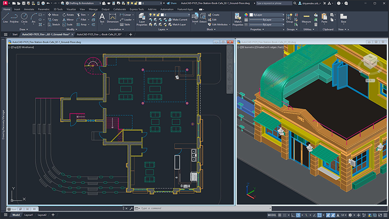 Pulpit programu AutoCAD