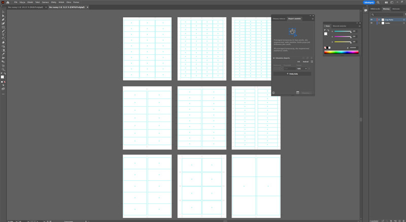 Interface Adobe Illustrator - wygląd