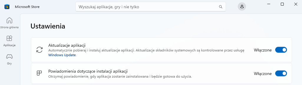 Strona głowna Microsoft Store