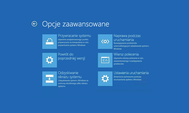 Opcje zaawansowane