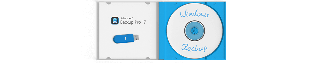 Nośnika DVD lub USB Ashampoo Backup Pro