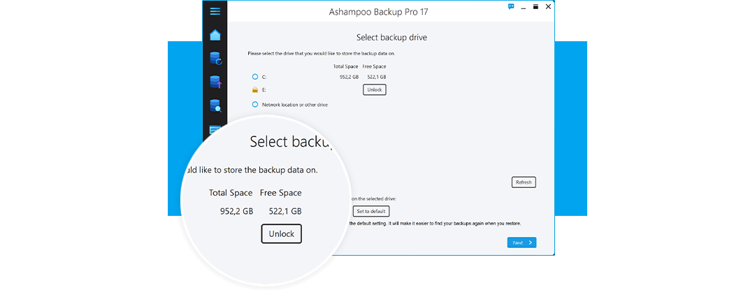 Bitlocker Ashampoo Backup Pro