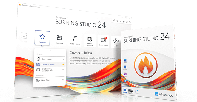 Program Ashampoo® Burning Studio 24