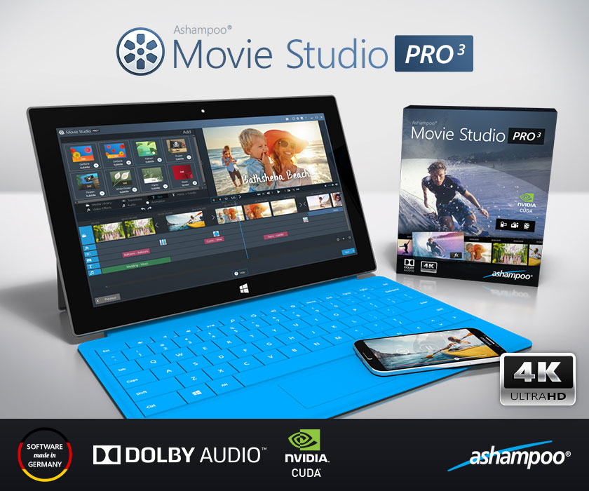 Program Ashampoo Movie Studio Pro 3
