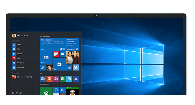 Ekran Windows 10 Enterprise LTSB